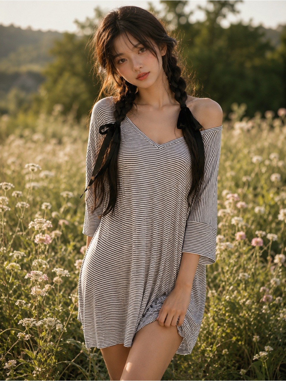 American Eagle soft and slouchy legging tunic top